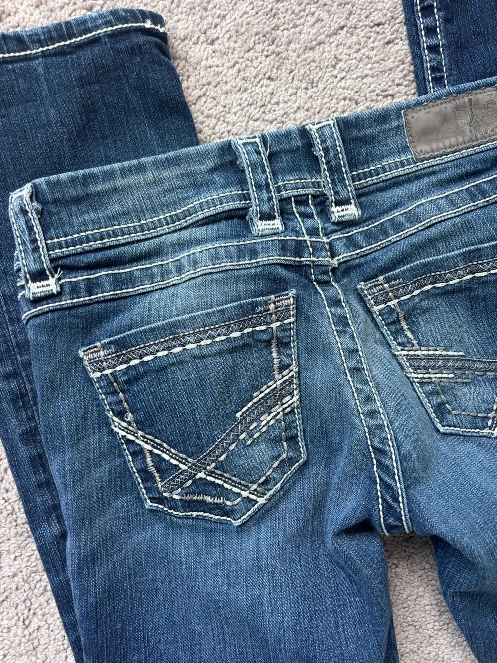 BKE Sabrina Bootcut Jeans size 27 Medium Wash Stretch Low Rise Y2K  Denim